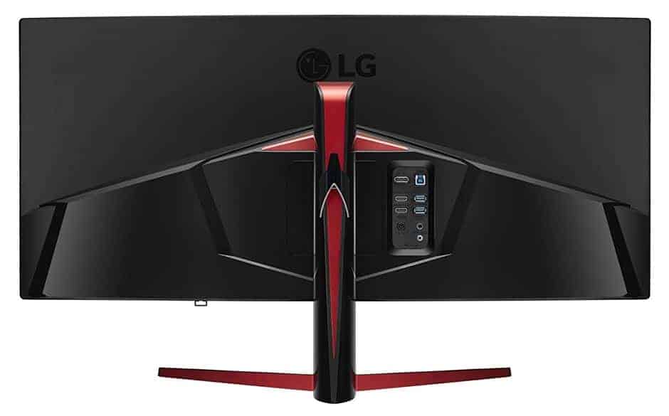 LG 34UC79G Gaming Monitor Anschlüsse